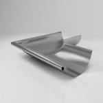 KE Ereszcsatorna szöglet, külső 90°, horganyzott acél