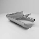 KE Ereszcsatorna szöglet, külső 90°, horganyzott acél